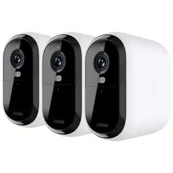 Best Buy Arlo essential xl wire-free indoor/outdoor 2k security camera (2nd generation) - 3 pack - white offer