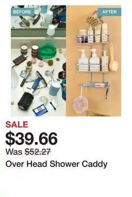 Bed Bath & Beyond Over head shower caddy offer