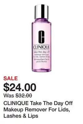 Sephora Clinique take the day off makeup remover for lids, lashes & lips offer