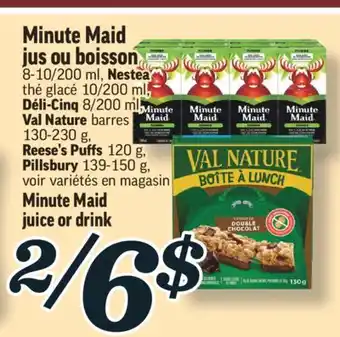 Marché Richelieu Jus ou boisson minute maid | minute maid juice or drink offer
