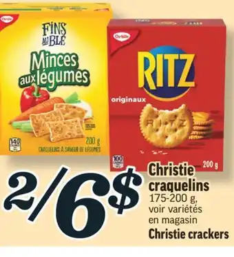 Marché Richelieu Christie craquelins | christie crackers offer