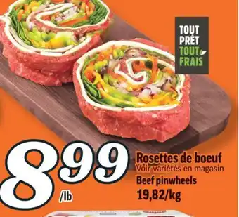 Marché Richelieu Rosettes de boeuf | beef pinwheels offer
