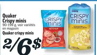 Marché Richelieu Quaker crispy minis | quaker crispy minis offer