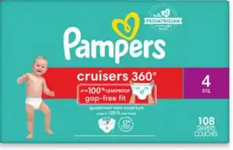 Walmart Pampers cruisers 360º diapers offer