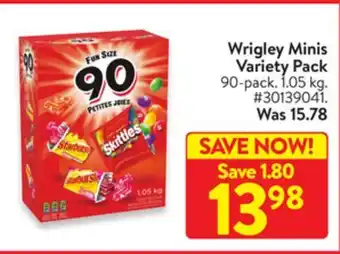 Walmart Wrigley minis variety pack offer