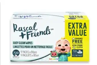 Walmart Rascal + friends wipes offer