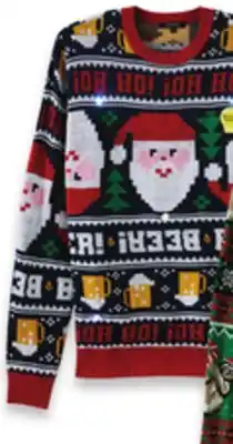 Walmart Men's george novelty sweaters offer