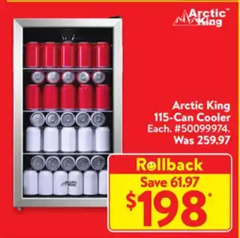 Walmart Arctic king 115-can cooler offer