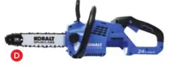 Kobalt 24-v chainsaw
