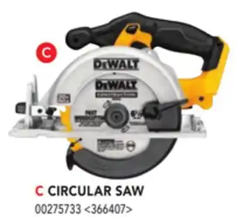 Lowe's Dewalt circular saw offer