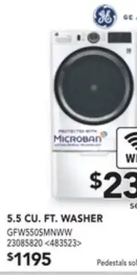 Lowe's Gs 5.5 cu. ft. washer offer