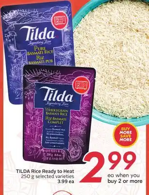 Sobeys Rice ready to heat offer