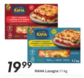 Sobeys Lasagna offer
