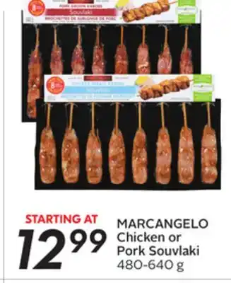 Sobeys Marcangelo chicken or pork souvlaki offer