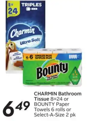 Sobeys Charmin bathroom tissue offer