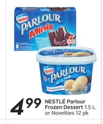 Sobeys Nestlé parlour frozen dessert offer