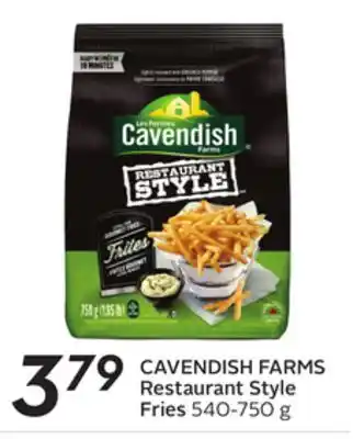 Sobeys Restaurant style fries offer