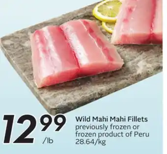 Sobeys Wild mahi mahi fillets offer