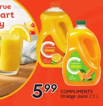 Sobeys Orange juice offer