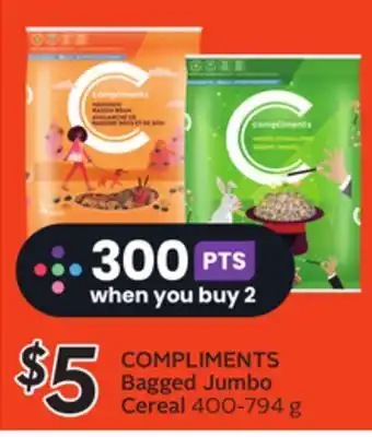 Sobeys Bagged jumbo cereal offer