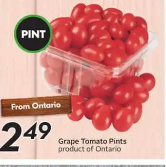 Sobeys Grape tomato pints offer