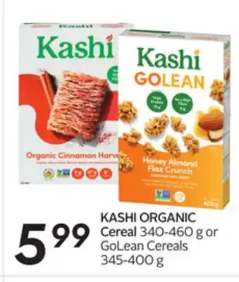 Sobeys Organic cereal offer