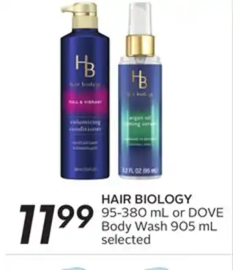 Sobeys Hair biology offer