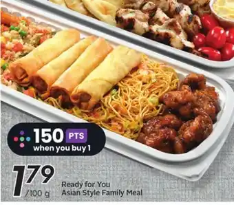 Sobeys Ready for you asian style family meal offer