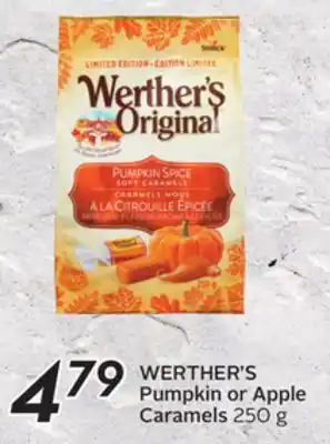 Sobeys Pumpkin or apple caramels offer