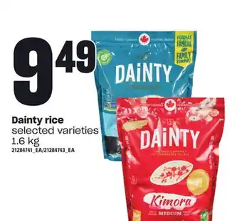 Loblaws Dainty rice, 1.6 kg offer