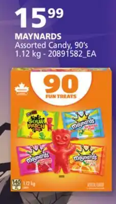 Loblaws Maynards assorted candy, 90's, 1.12 kg offer