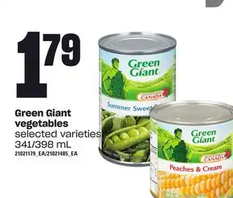 Loblaws Green giant vegetables, 341/398 ml offer