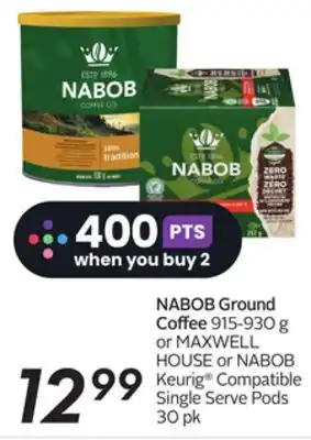 Sobeys Nabob ground coffee offer
