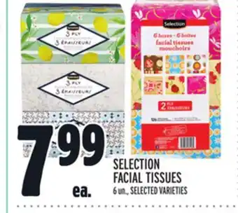 Metro Selection facial tissues offer