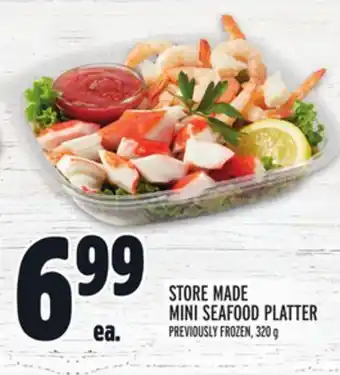 Metro Store made mini seafood platter offer
