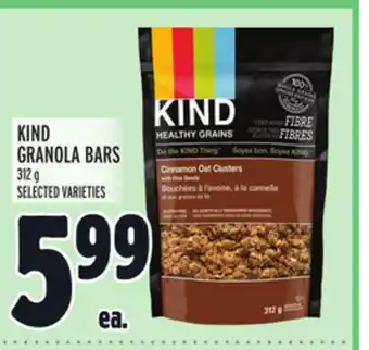 Metro Kind granola bars offer