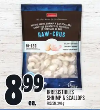 Metro Irresistibles shrimp & scallops offer