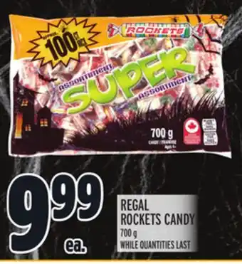 Metro Regal rockets candy offer