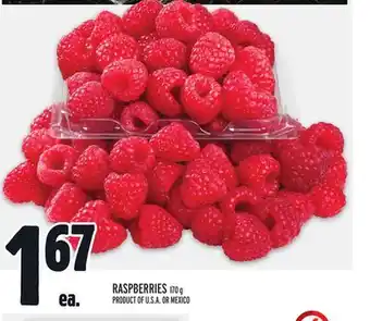 Metro Raspberries offer