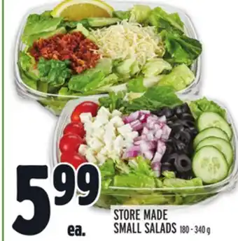 Metro Store made small salads offer