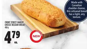 Metro Front street bakery cheese belgian bread offer