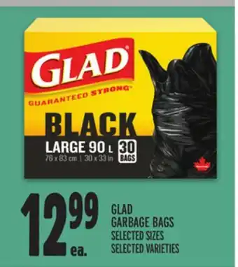 Metro Glad garbage bags offer
