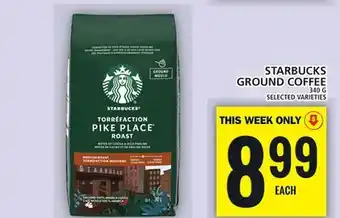 Food Basics Starbucks ground coffee offer