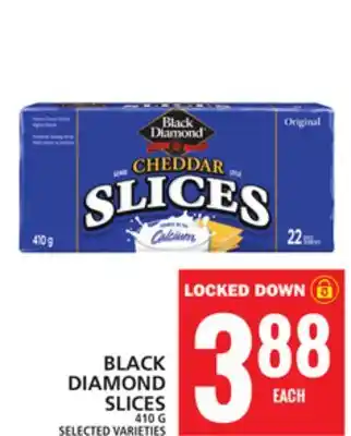 Food Basics Black diamond slices offer
