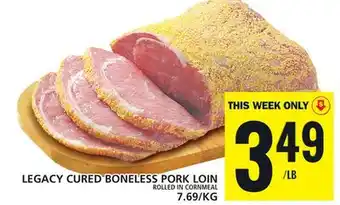 Food Basics Legacy cured boneless pork loin offer