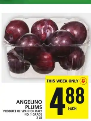 Food Basics Angelino plums offer