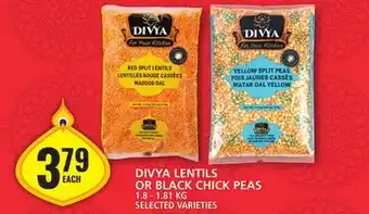 Food Basics Divya lentils or black chick peas offer