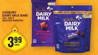 Food Basics Cadbury dairy milk bars offer