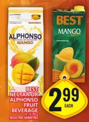 Food Basics Best nectar or alphonso fruit beverage offer