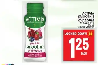Food Basics Activia smoothie drinkable yogourt offer